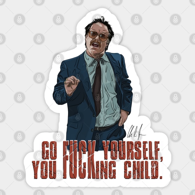 Charlie Wilson's War: Child Sticker by 51Deesigns